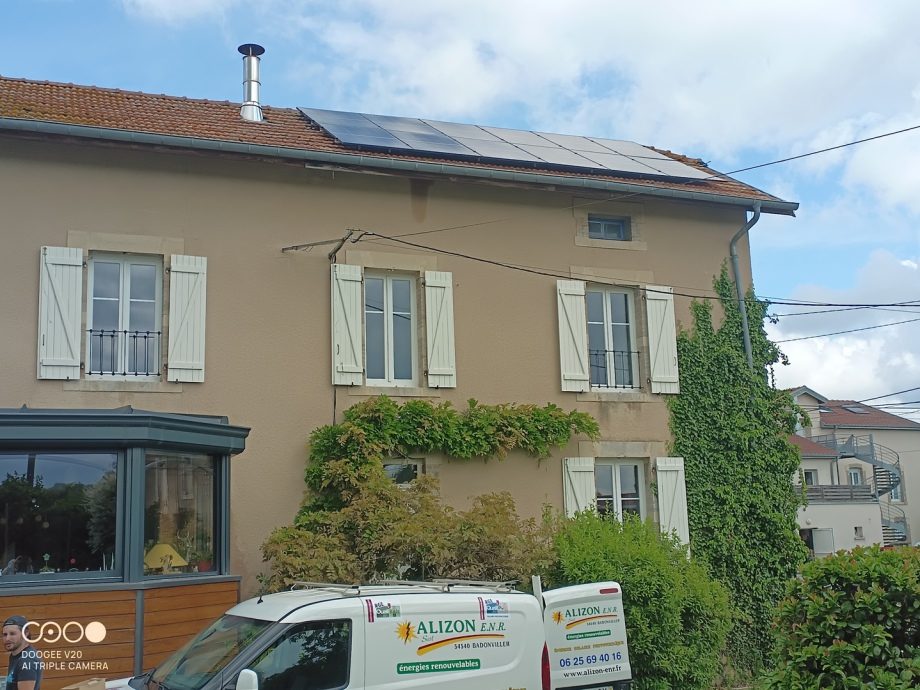 Réalisation photovoltaïque par ALIZON ENR en Lorraine