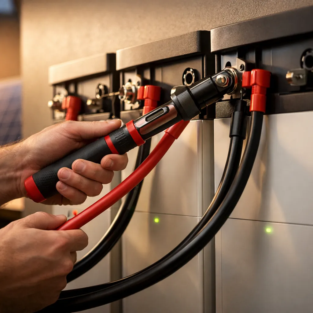 Installation de batteries de stockage