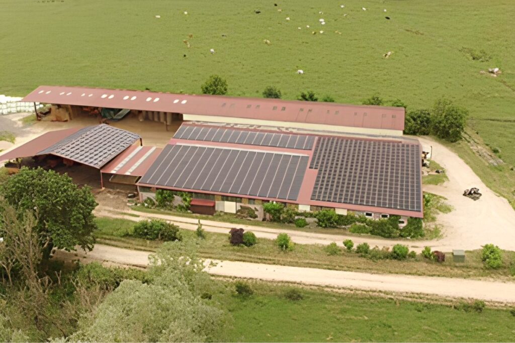 photo ferme panneaux photovoltaiques lorraine